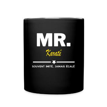 MR. souvent imité, jamais égalé Karaté - Mug uni - noir - Devant