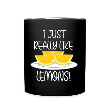 Limonade Agrumes Citron Summer - Mug uni - noir - Devant