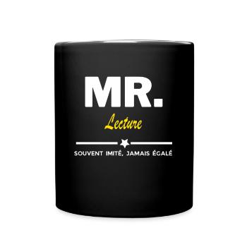 MR. souvent imité, jamais égalé Lecture - Mug uni - noir - Devant