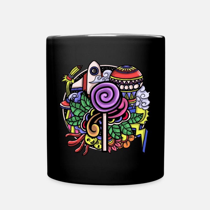 Hippie - Mug uni - noir