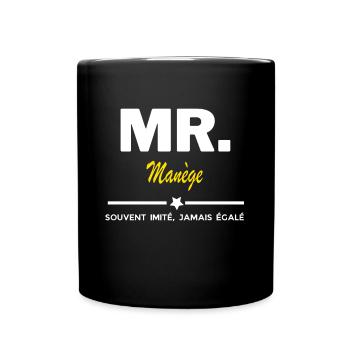 MR. souvent imité, jamais égalé Manège - Mug uni - noir - Devant