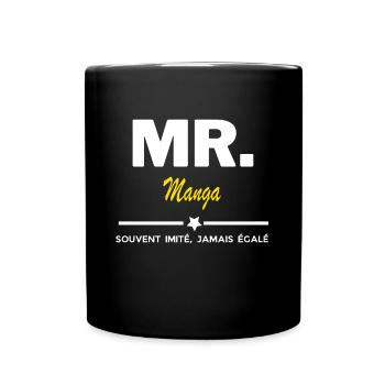 MR. souvent imité, jamais égalé Manga - Mug uni - noir - Devant