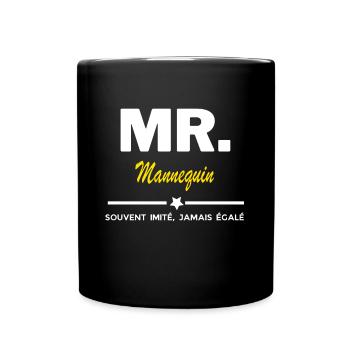 MR. souvent imité, jamais égalé Mannequin - Mug uni - noir - Devant