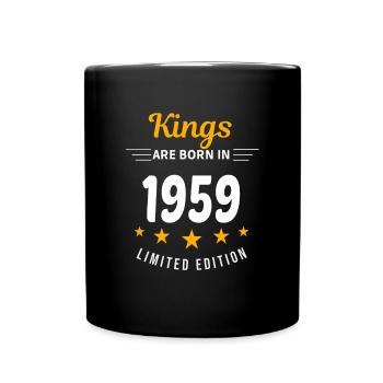 Kings SIND GEBOREN IM JAHR 1959 - Tasse einfarbig - Schwarz - Vorne
