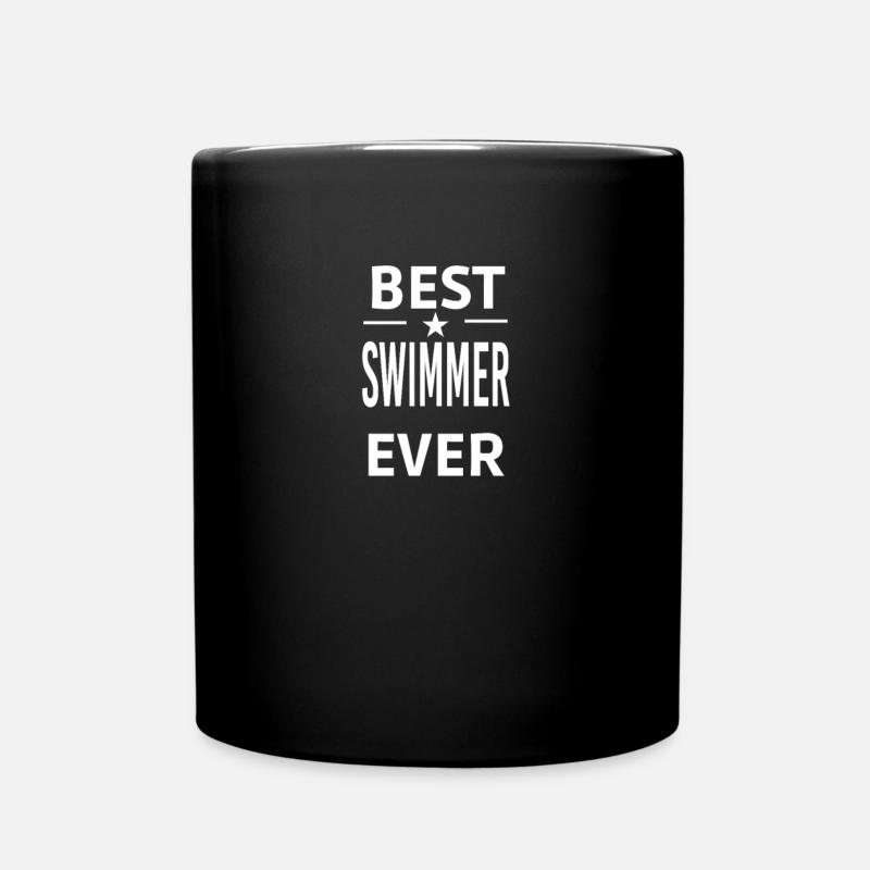 Best Ever SWIMMER - Full Colour Mug - black