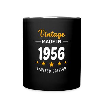 Millésime réalisé en 1956 - Mug uni - noir - Devant