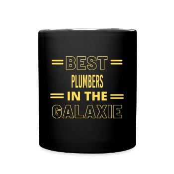 Best Ever IN THE GALAXIE PLUMBERS - Full Colour Mug - black - Front