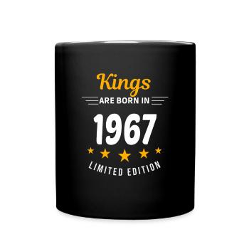 Kings SIND GEBOREN IM JAHR 1967 - Tasse einfarbig - Schwarz - Vorne