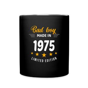 Bad Boy aus dem Jahr 1975 - Tasse einfarbig - Schwarz - Vorne