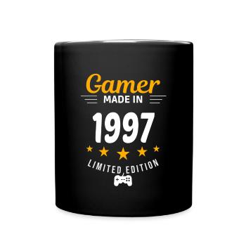 Gamer aus dem Jahr 1997 - Tasse einfarbig - Schwarz - Vorne