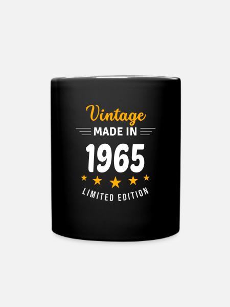 Vintage made in 1965 - Full Colour Mug - black