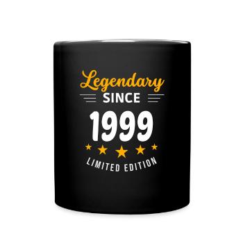 Legendär seit 1999 - Tasse einfarbig - Schwarz - Vorne