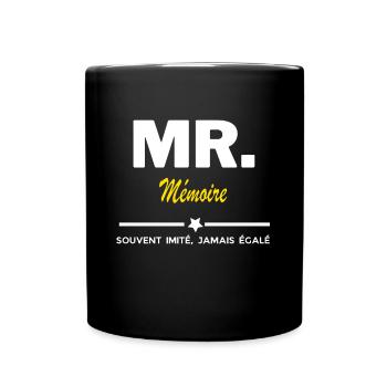 MR. souvent imité, jamais égalé Mémoire - Mug uni - noir - Devant
