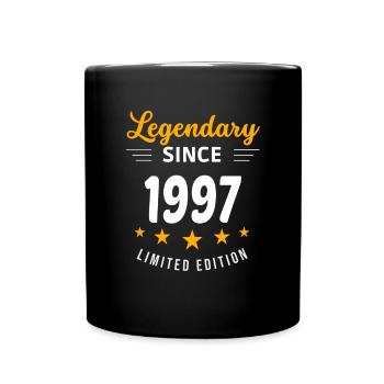 Légendaire depuis 1997 - Mug uni - noir - Devant