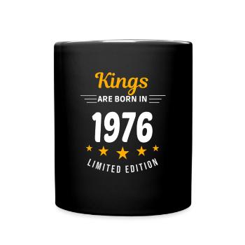 Kings SIND GEBOREN IM JAHR 1976 - Tasse einfarbig - Schwarz - Vorne