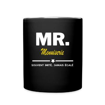MR. souvent imité, jamais égalé Menuiserie - Mug uni - noir - Devant