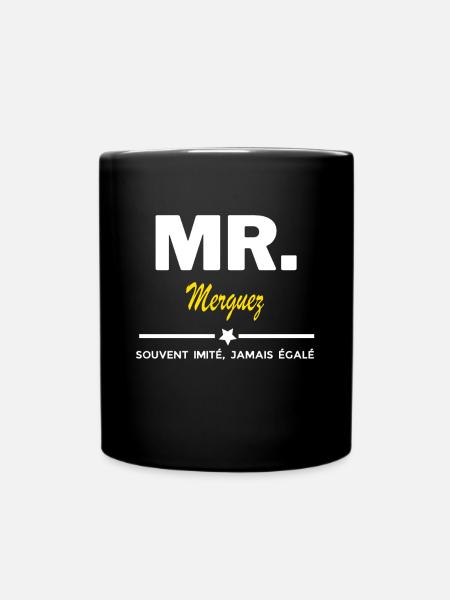 MR. souvent imité, jamais égalé Merguez - Mug uni - noir