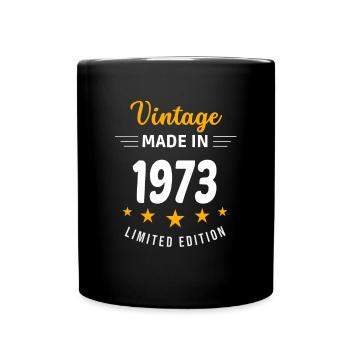 Vintage made in 1973 - Full Colour Mug - black - Front