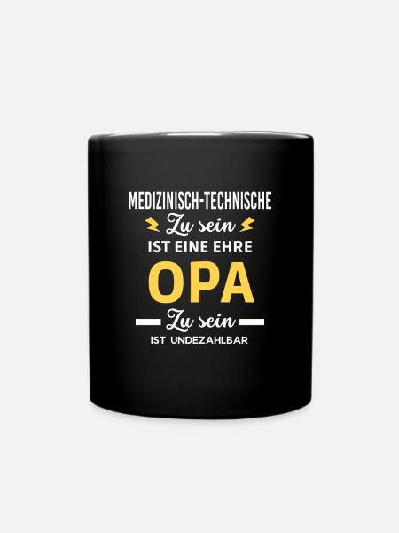 Zu sein OPA ist undezahlbar Medizinisch-technische - Tasse einfarbig - Schwarz