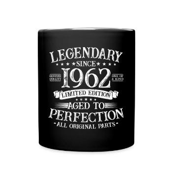 Légendaire depuis 1962 cadeau d’anniversaire vintage - Mug uni - noir - Devant