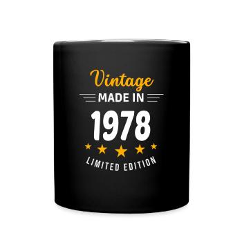 Vintage made in 1978 - Full Colour Mug - black - Front