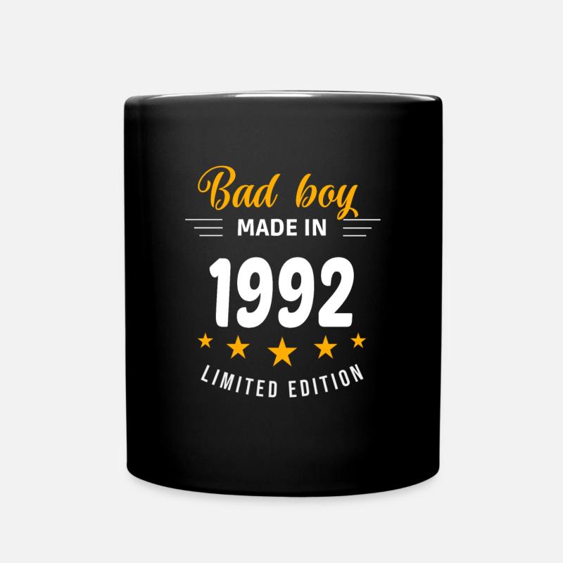 Bad boy made in 1992 - Full Colour Mug - black