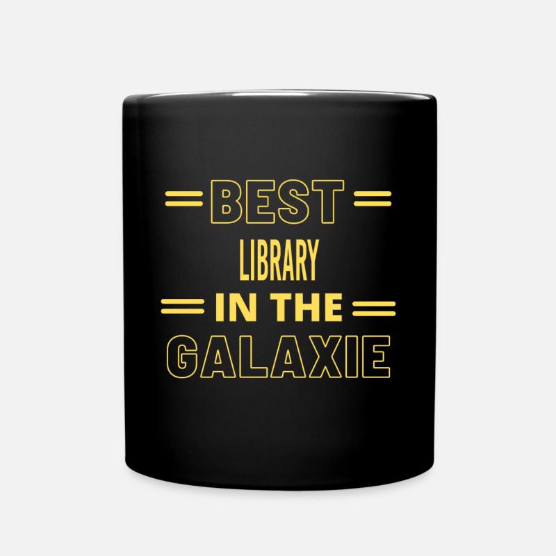 Das Beste aller Zeiten IN DER GALAXIE LIBRARY - Tasse einfarbig - Schwarz