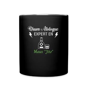 Rhum-Atologue - Mug uni - noir - Devant