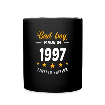 Bad Boy aus dem Jahr 1997 - Tasse einfarbig - Schwarz - Vorne