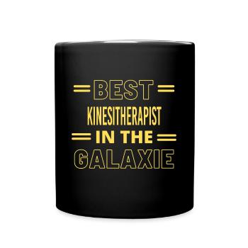 Best Ever IN THE GALAXIE KINESITHERAPIST - Tasse einfarbig - Schwarz - Vorne