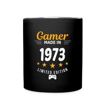 Gamer réalisé en 1973 - Mug uni - noir - Devant
