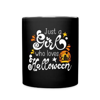 Halloween Girl November Gift Cadeau - Mug uni - noir - Devant