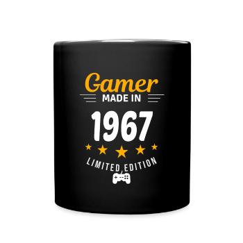 Gamer aus dem Jahr 1967 - Tasse einfarbig - Schwarz - Vorne