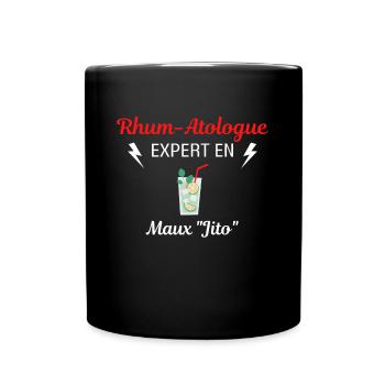 Rhum-Atologue - Mug uni - noir - Devant