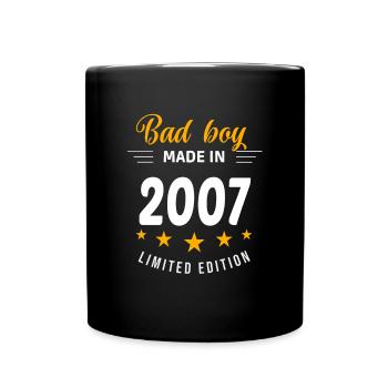 Bad Boy aus dem Jahr 2007 - Tasse einfarbig - Schwarz - Vorne