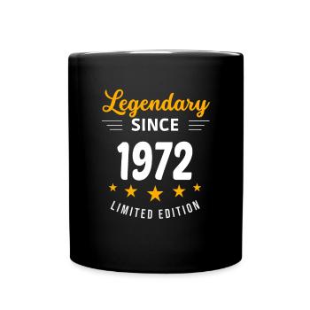 Légendaire depuis 1972 - Mug uni - noir - Devant