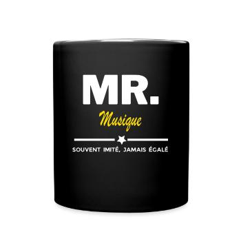 MR. souvent imité, jamais égalé Musique - Mug uni - noir - Devant
