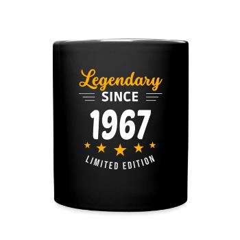 Legendär seit 1967 - Tasse einfarbig - Schwarz - Vorne