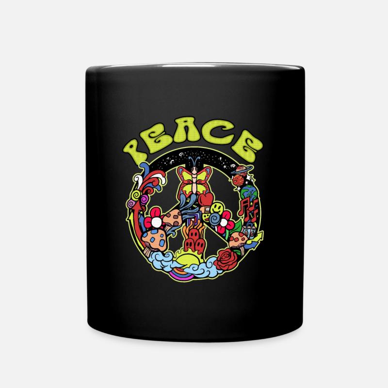 Hippie - Mug uni - noir