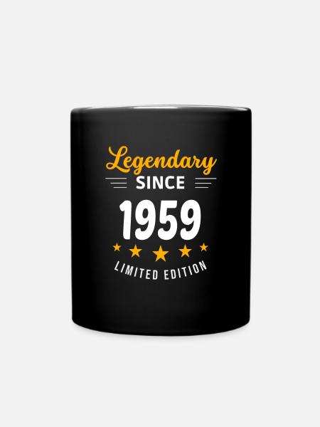 Legendär seit 1959 - Tasse einfarbig - Schwarz