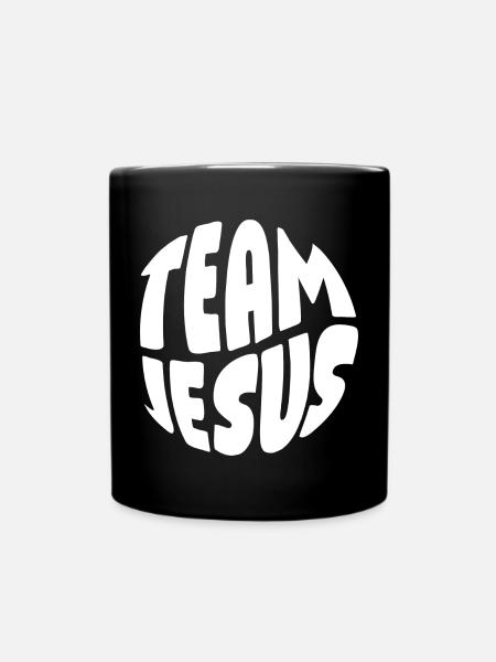Team Jesus - Full Colour Mug - black