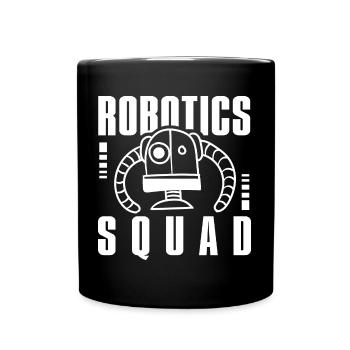 Robotics Squad Mechaniker Ingenieur Roboter - Tasse einfarbig - Schwarz - Vorne