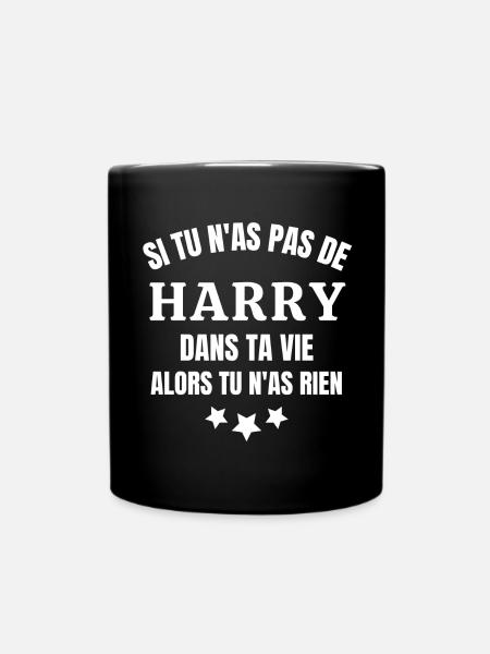 Harry, prénom Harry, je suis Harry - Mug uni - noir