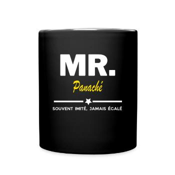 MR. souvent imité, jamais égalé Panaché - Mug uni - noir - Devant