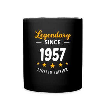 Legendär seit 1957 - Tasse einfarbig - Schwarz - Vorne