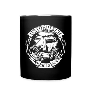 East German Ossi Shirt East East GDR - Full Colour Mug - black - Front