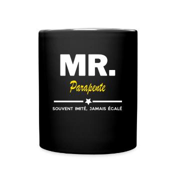 MR. souvent imité, jamais égalé Parapente - Mug uni - noir - Devant
