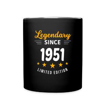 Legendär seit 1951 - Tasse einfarbig - Schwarz - Vorne