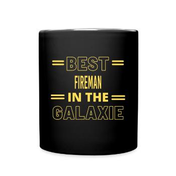 Le meilleur pompier de tous les temps dans la galaxie - Mug uni - noir - Devant