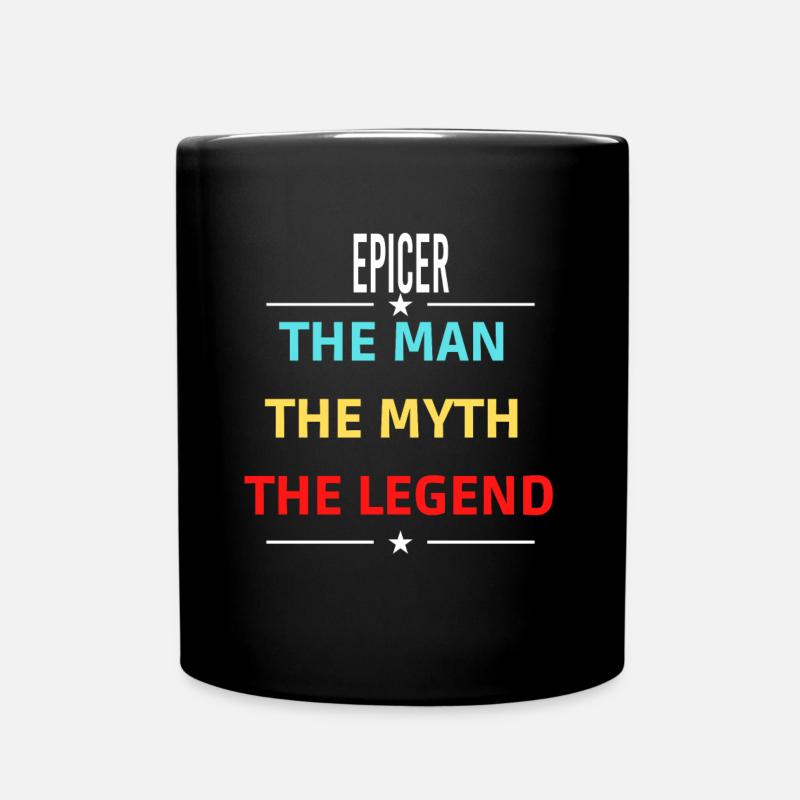 The Man The Myth The Legend EPICER - Full Colour Mug - black